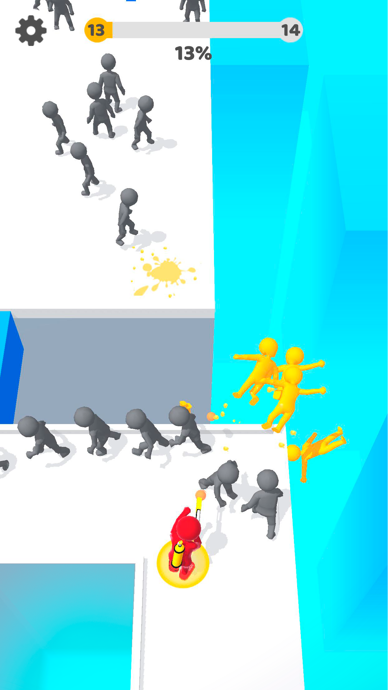 Screenshot of Paintman 3D - Color shooter