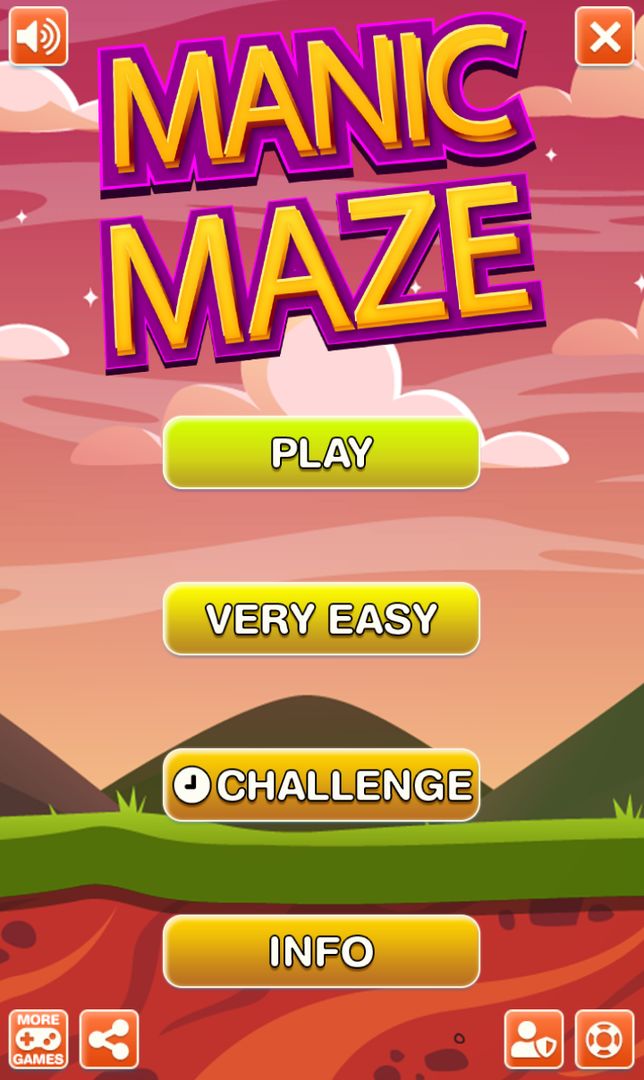 Manic Maze - Maze escape 게임 스크린 샷