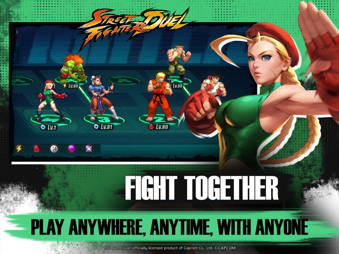 Street Fighter: Duel 게임 스크린 샷