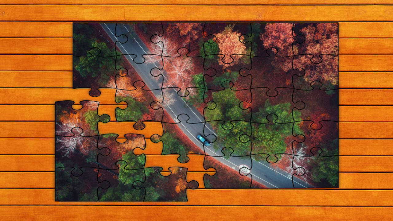 Aerial Nature Jigsaw Puzzles Game Screenshot