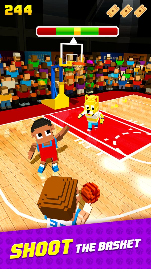 Blocky Basketball FreeStyle ภาพหน้าจอเกม