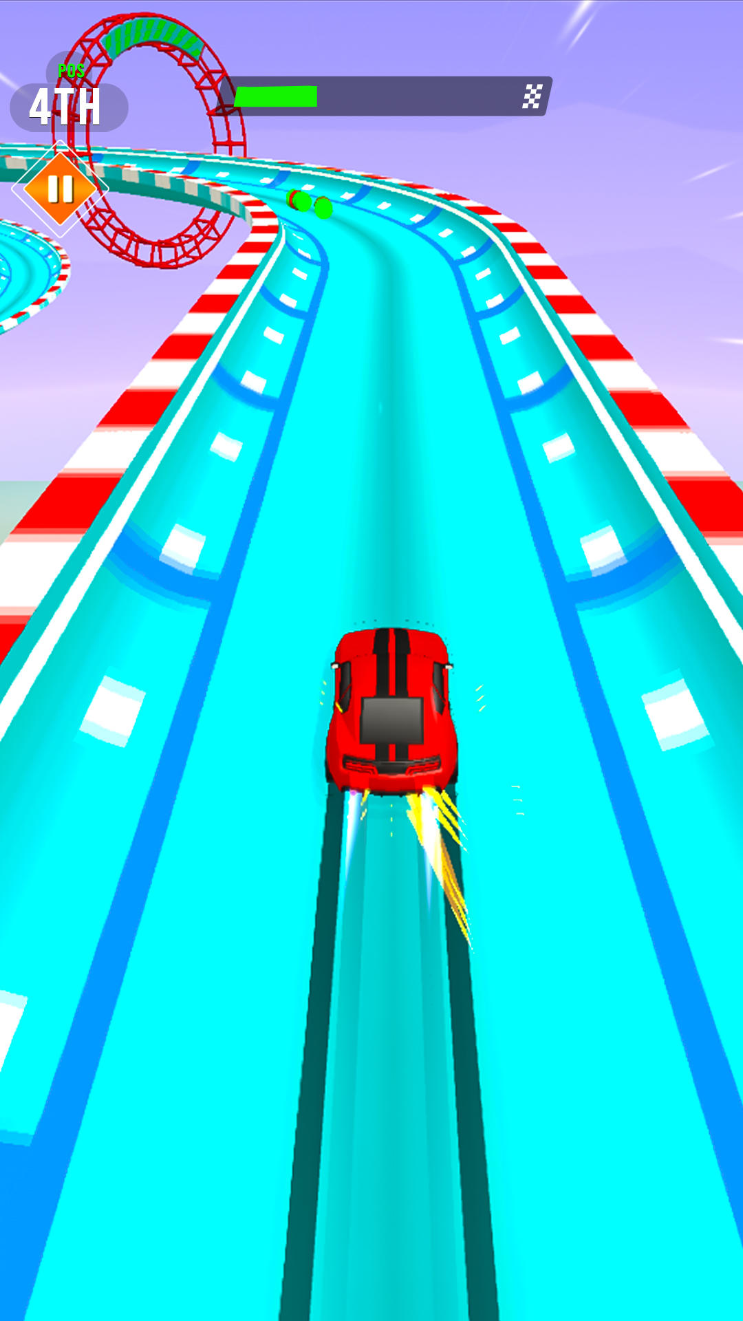 Captura de Tela do Jogo Car Race Offline 3d