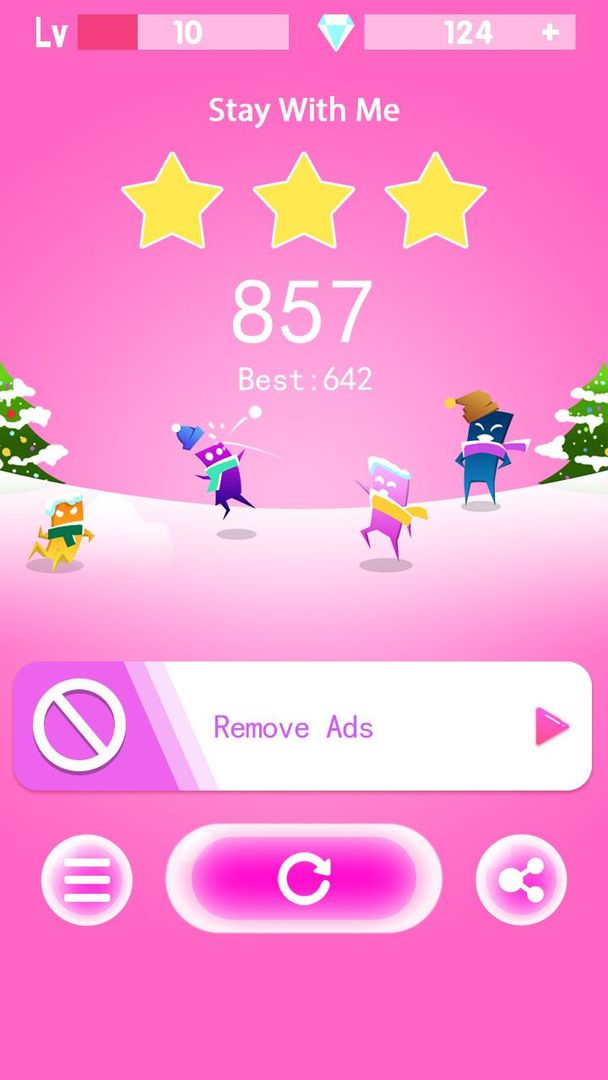 Screenshot of Kpop Piano Game: Color Tiles