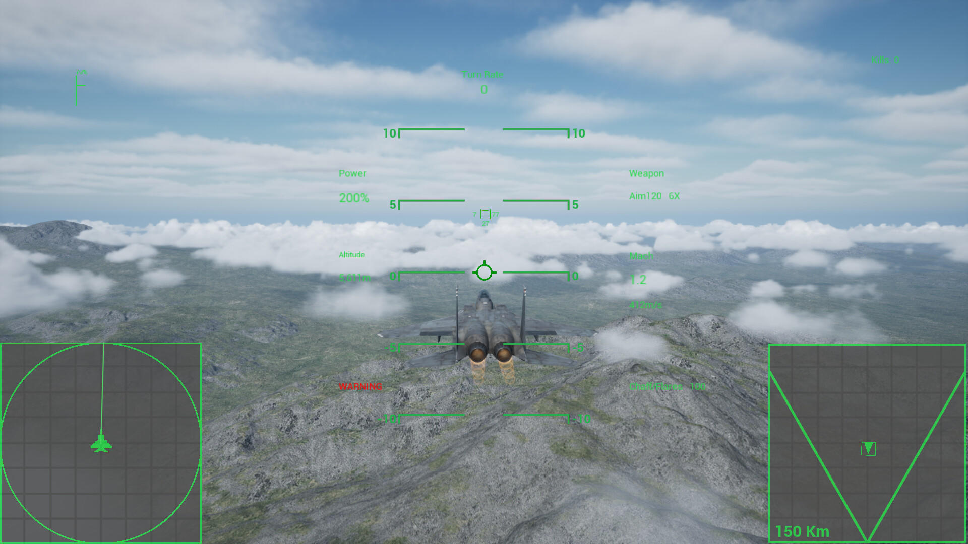 Screenshot of Modern Air Combat: Beyond Visual Range
