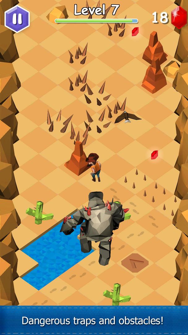 Gem Raider screenshot game
