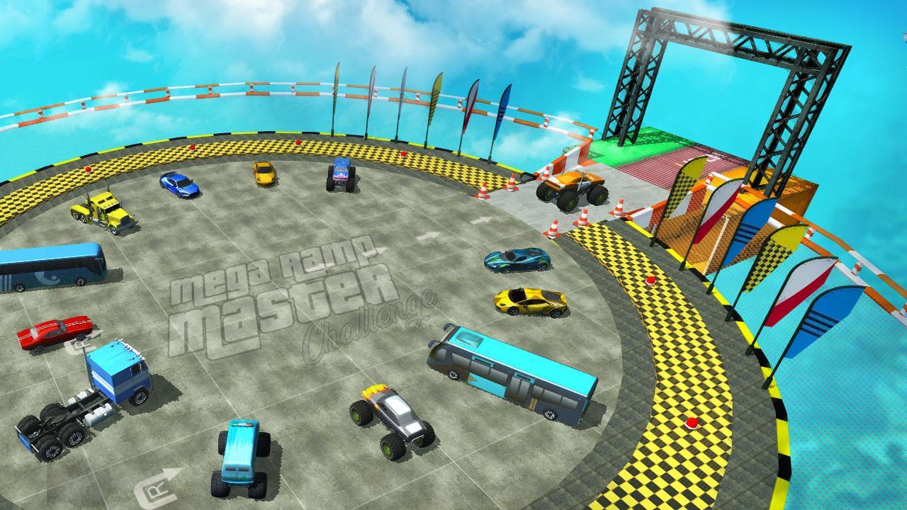 Mega Ramp Master Challenge Game Screenshot