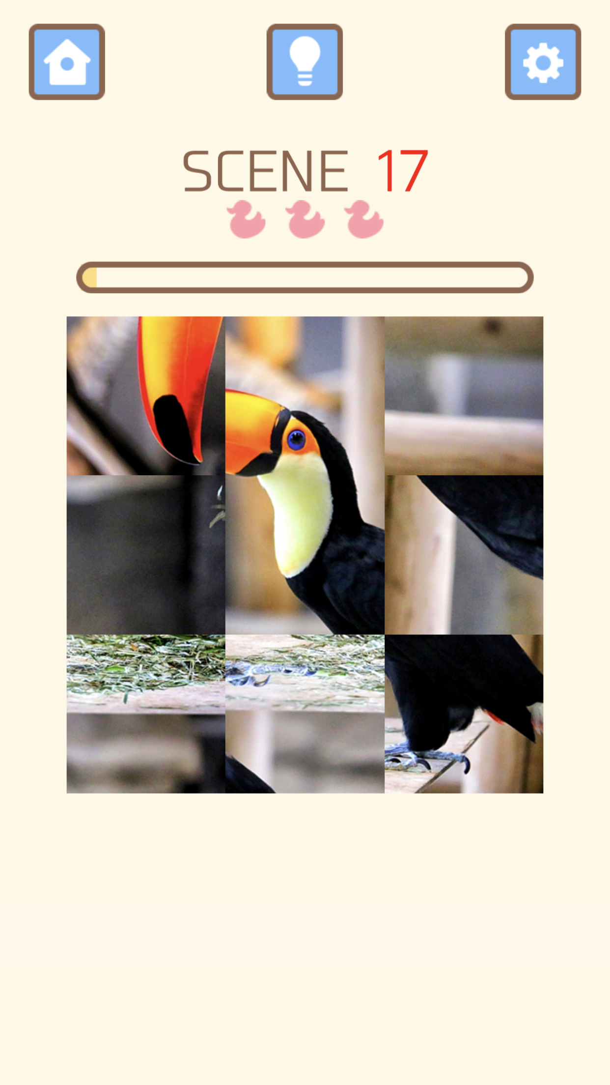 Скриншот игры とりさんパズル