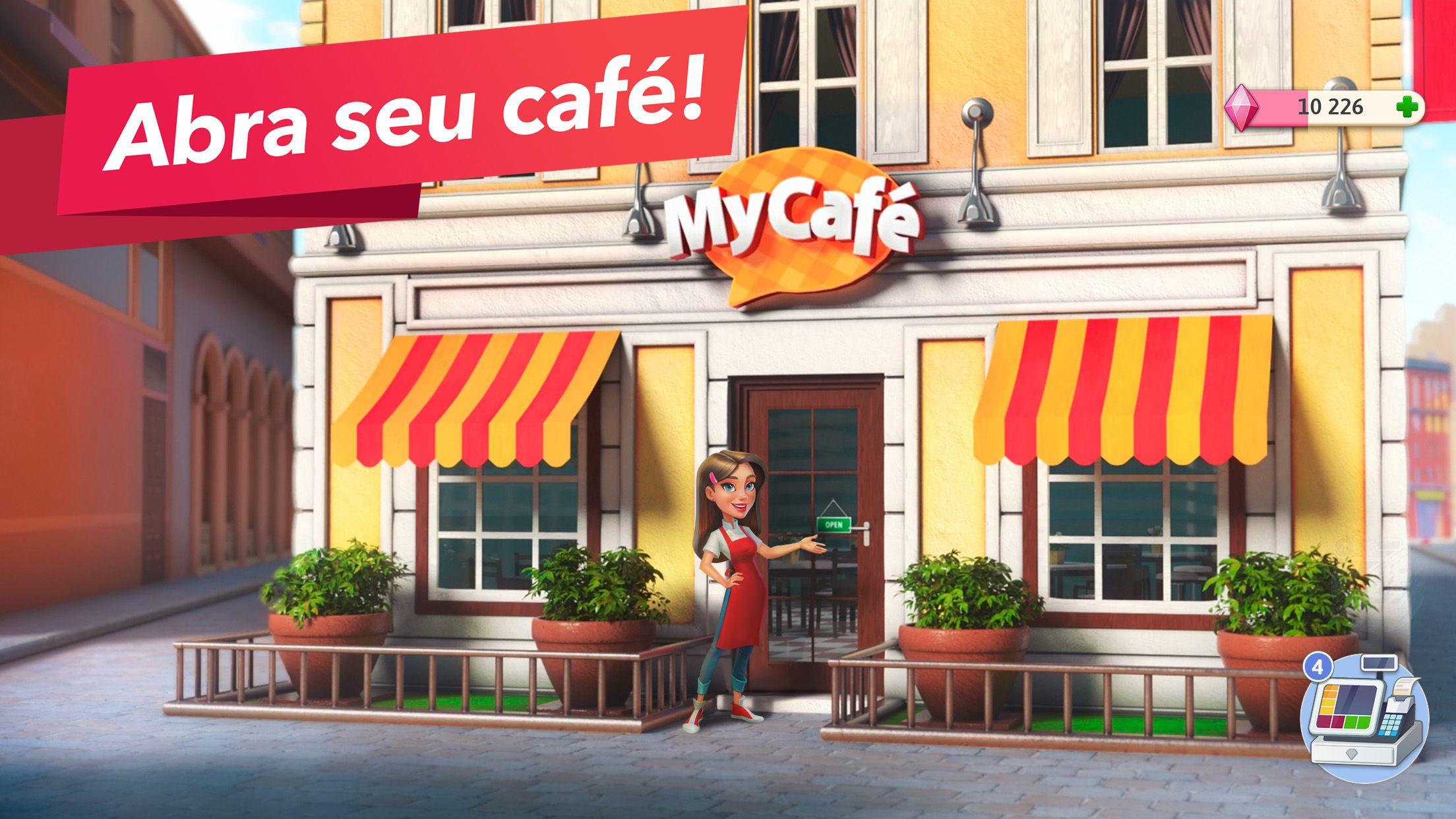Captura de Tela do Jogo Minha Cafeteria - Restaurante