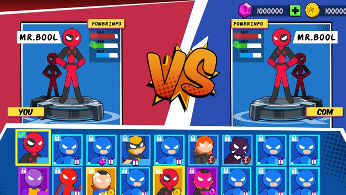 Stick Superhero: Offline Games screenshot game