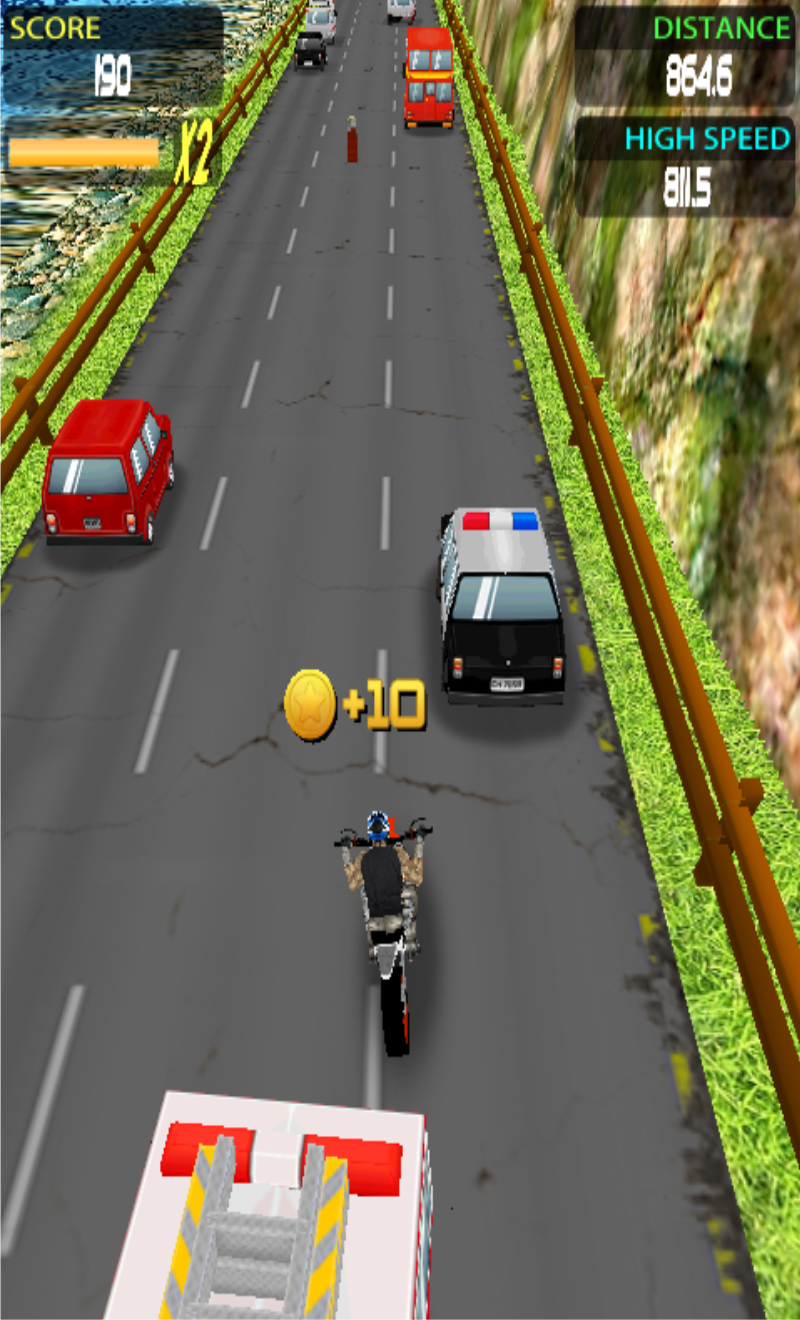 Top MOTO Racing 3D Game Screenshot