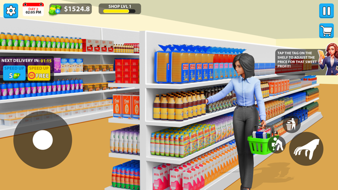 Supermarket Store Simulator 3D Game Screenshot