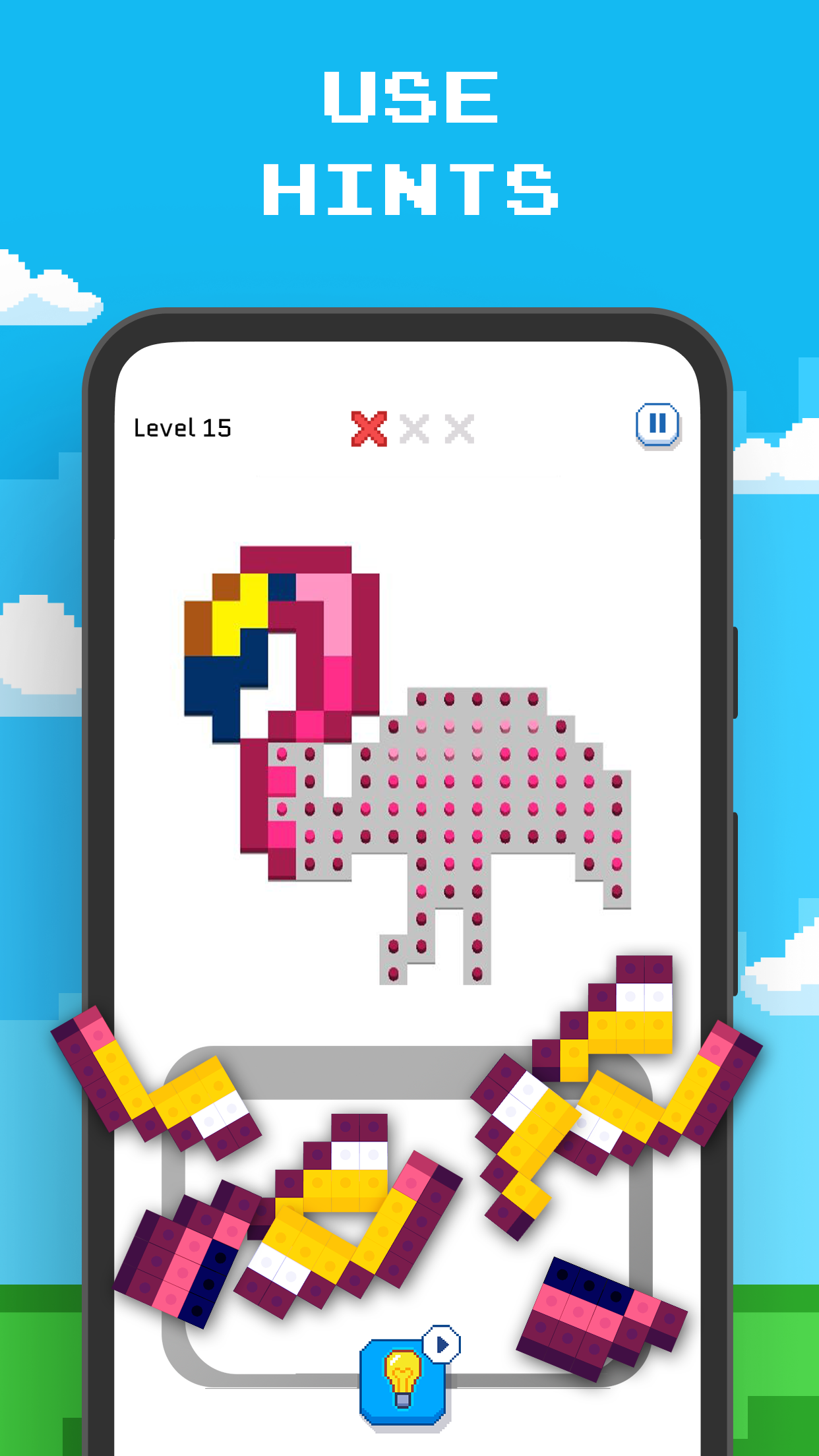 Screenshot of Blockin' Color - Block Puzzle