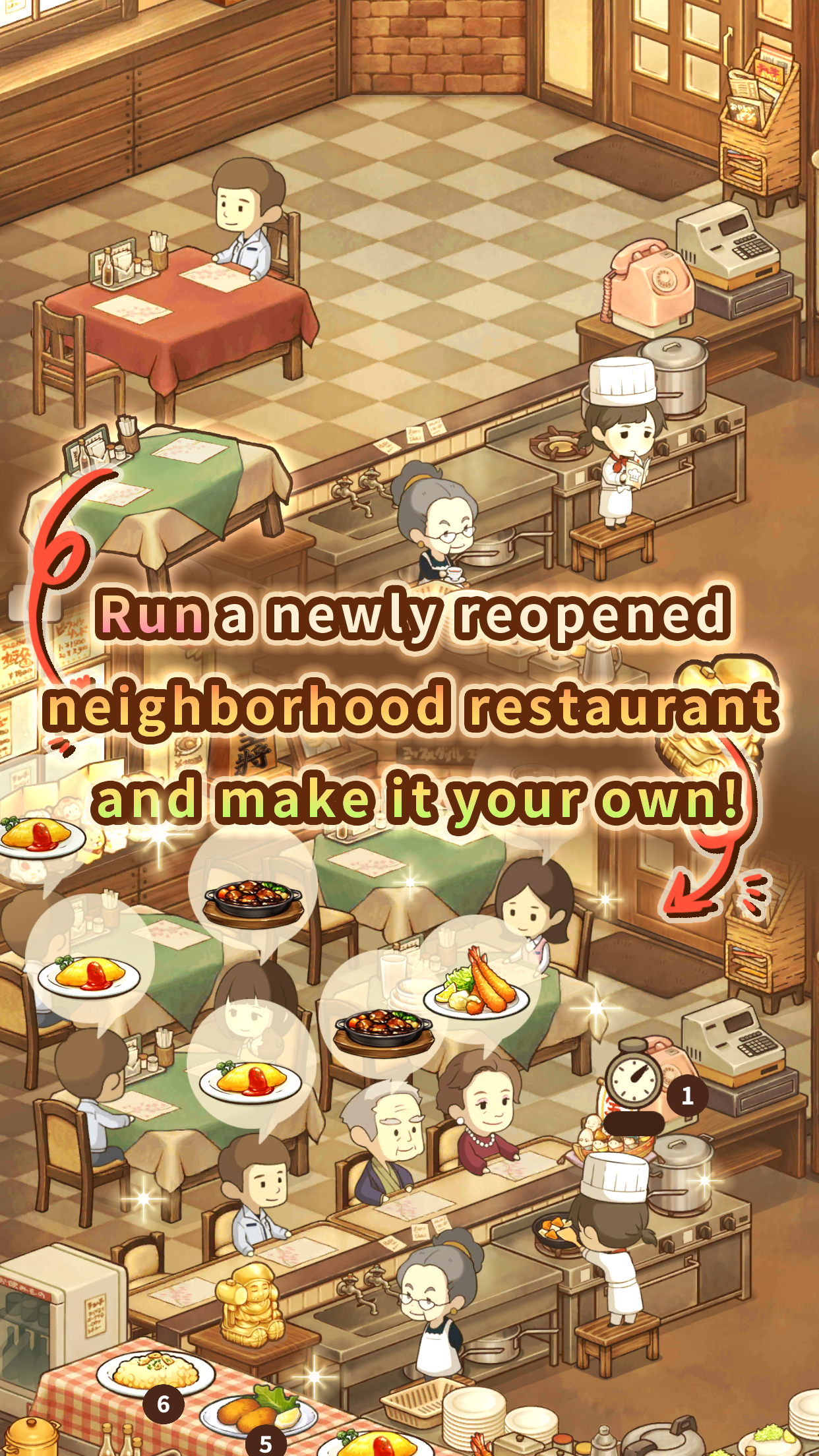 Hungry Hearts Restaurant Game Screenshot