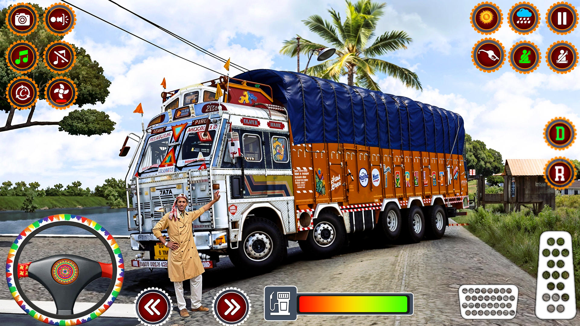 Offroad Indian Truck Game Game Screenshot