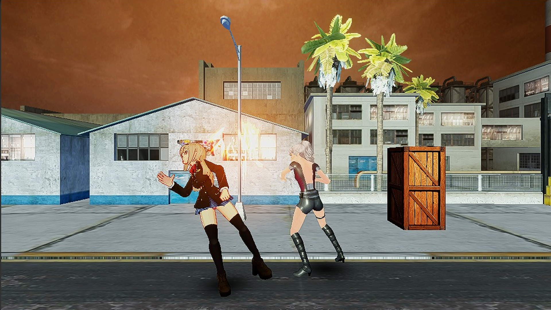 Screenshot of Anime Girls Figther