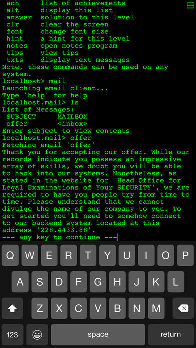 Screenshot of Hack NET