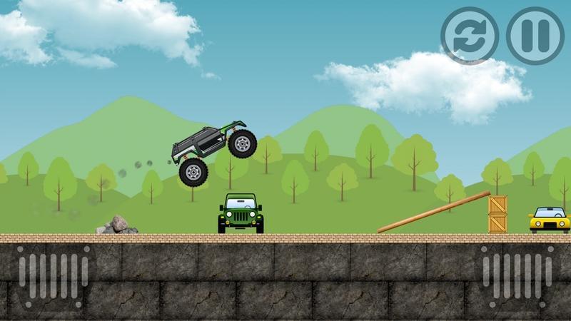 Awesome Car Jump screenshot game
