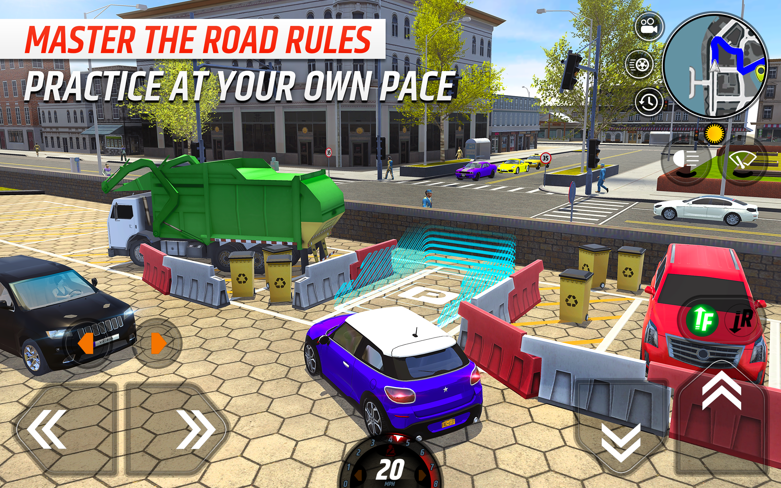 Car Driving School Simulator ภาพหน้าจอเกม