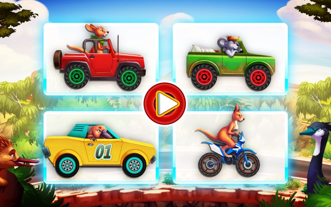 Australian Summer Car Racing For Toddlers screenshot game
