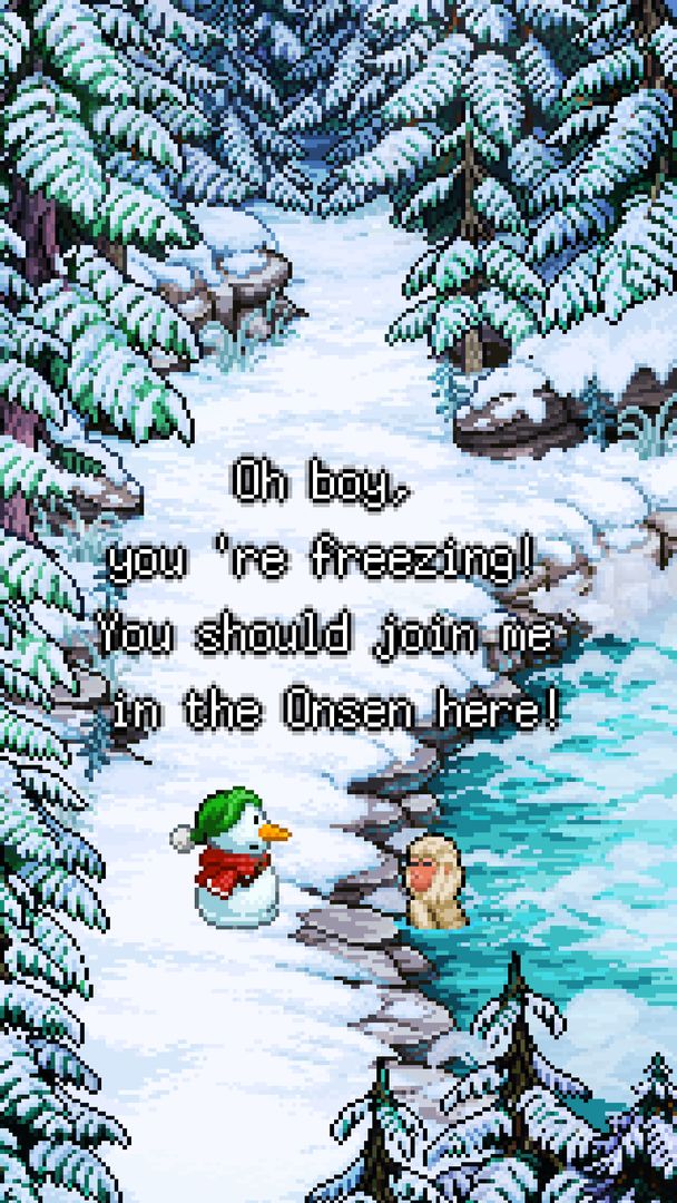 Screenshot of Snowman Story