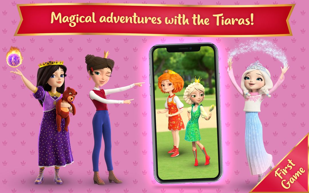 Little Tiaras: Magical Tales! Good Games for Girls 게임 스크린 샷