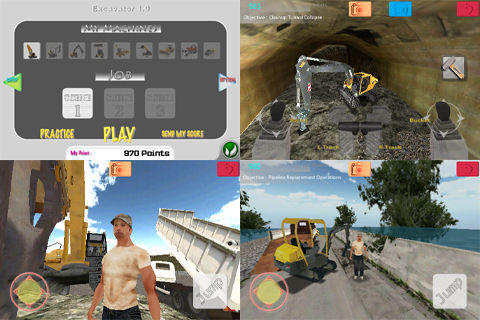 Excavator Game Screenshot