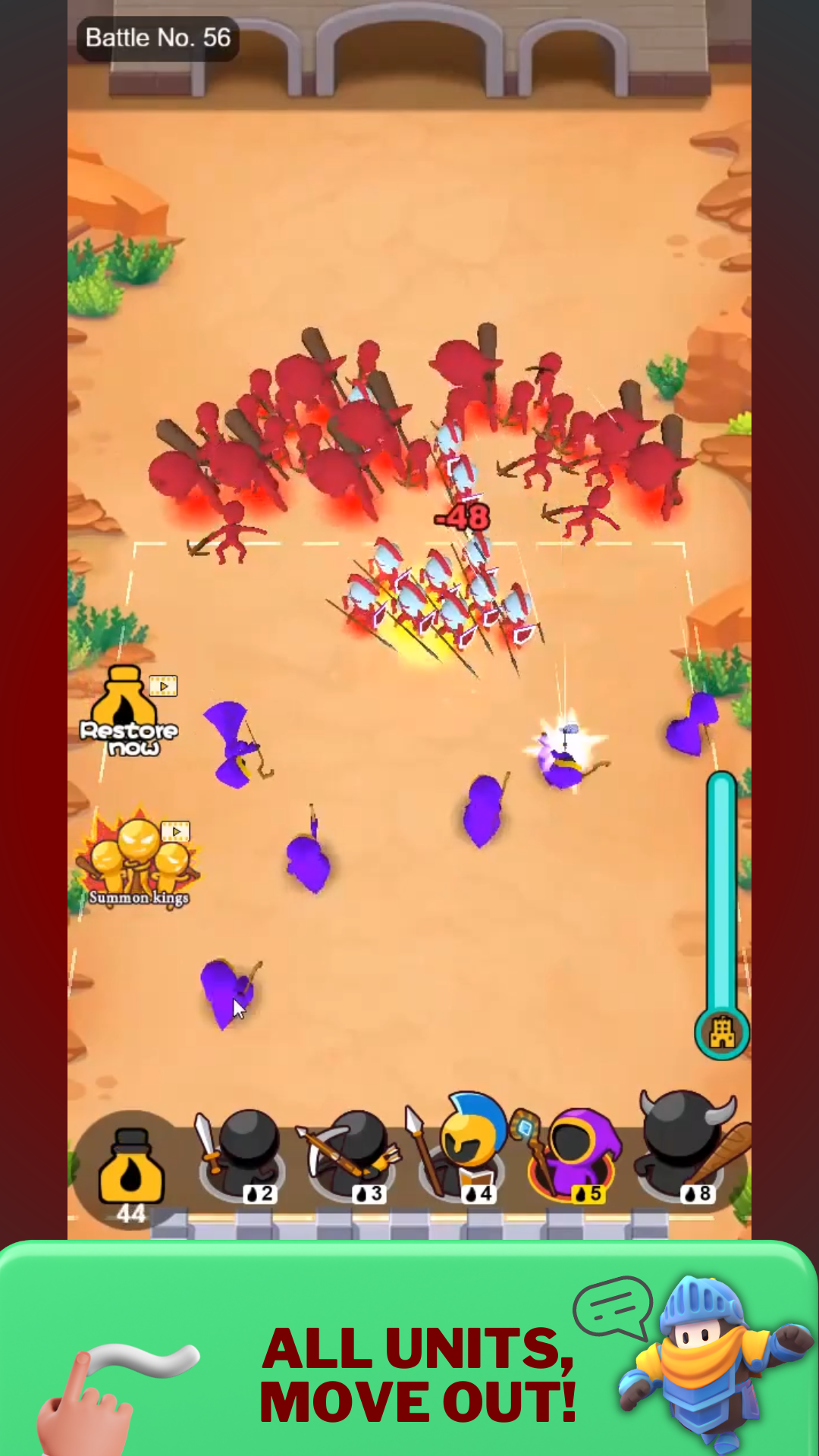 Screenshot of Fall Guys Draw attack