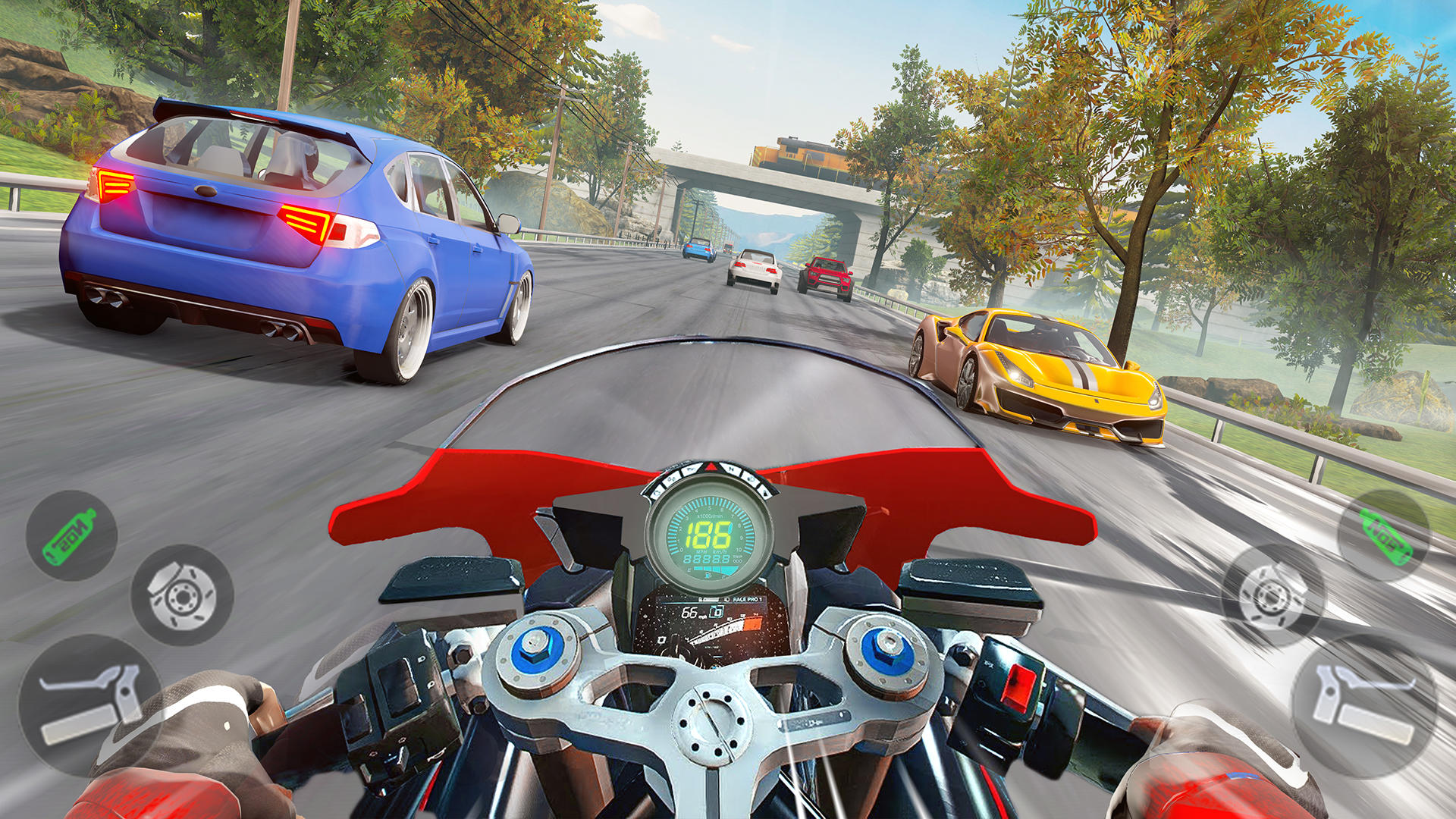 Cuplikan Layar Game Bike Racing Game : Bike Game