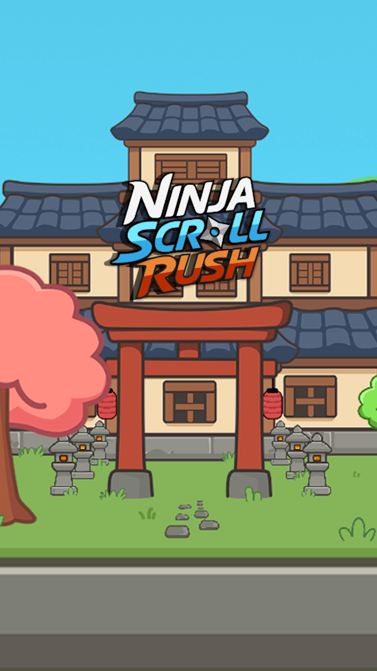 Ninja Scroll Rush Game Screenshot