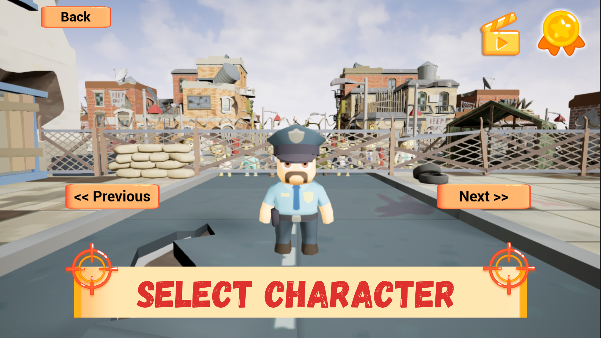 Waves Of The Zombies Game Screenshot