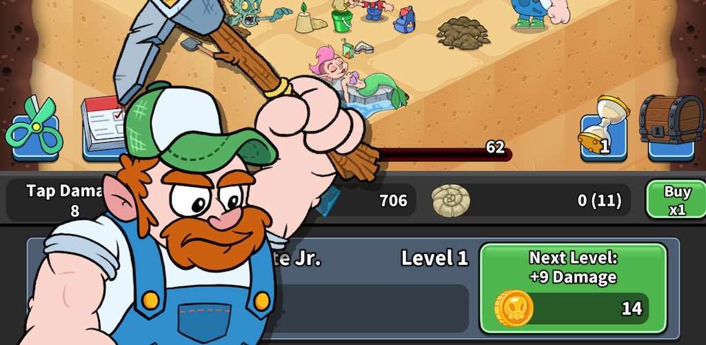 Banner of Tap Tap Dig 2: Idle Mine Sim 