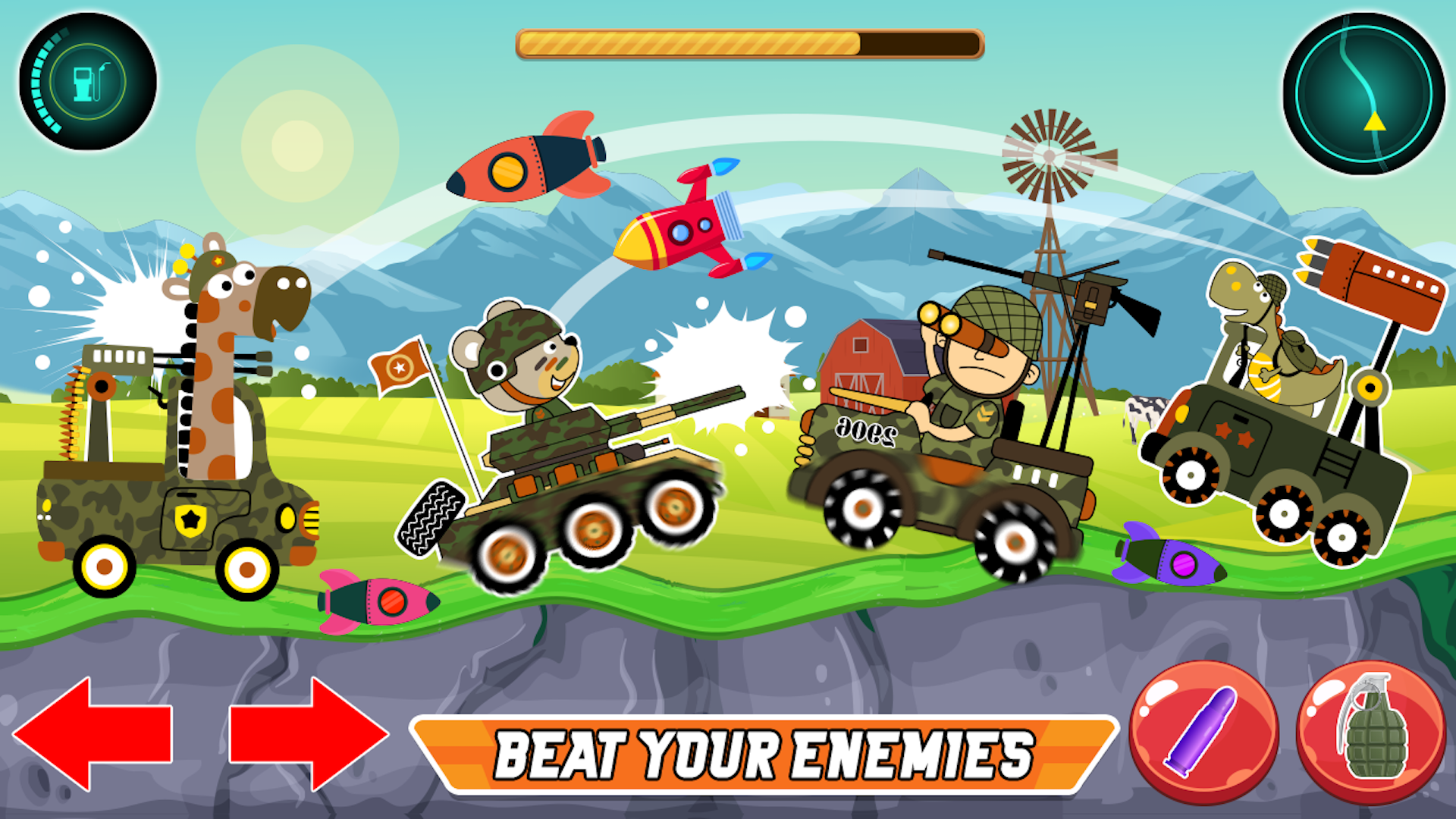 Dino Tanks Offroad Battle Game android iOS apk download for free-TapTap