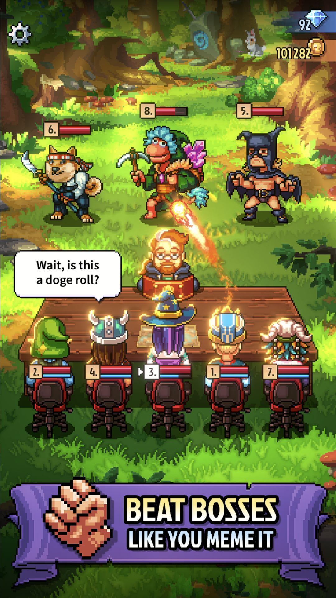 Knights of Pen and Paper 3 Game Screenshot