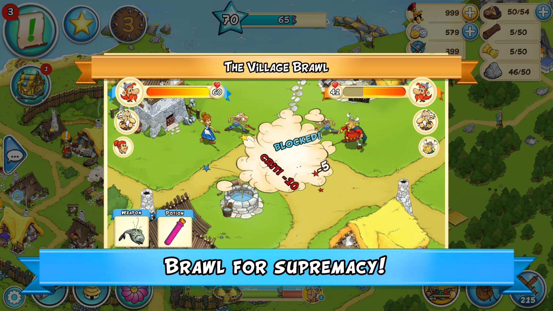 Asterix and Friends Game Screenshot