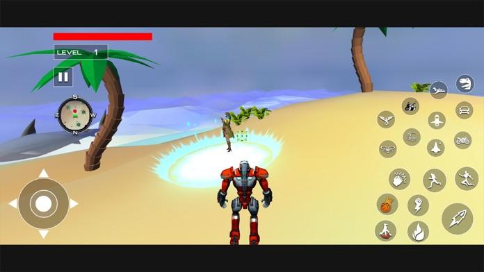 Real Robot Car Transform Game Game Screenshot