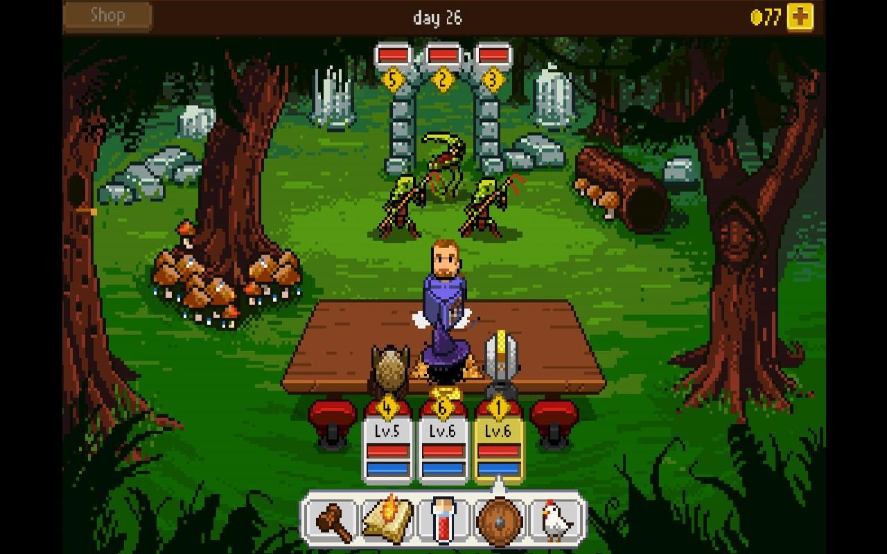 Knights of Pen & Paper +1 Game Screenshot