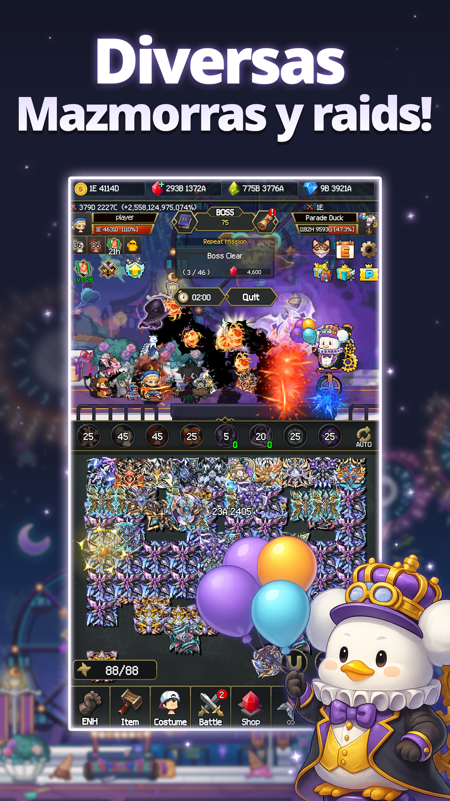 Captura de Pantalla del Juego Merge Ninja Star 2