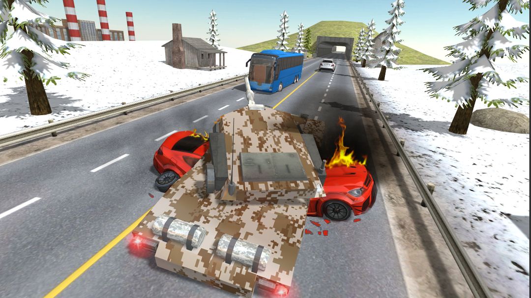 Tank Traffic Racer screenshot game