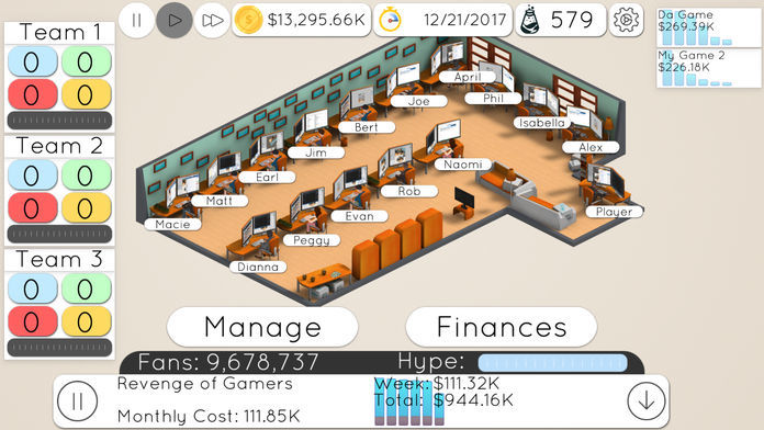 Game Studio Tycoon 2 screenshot game