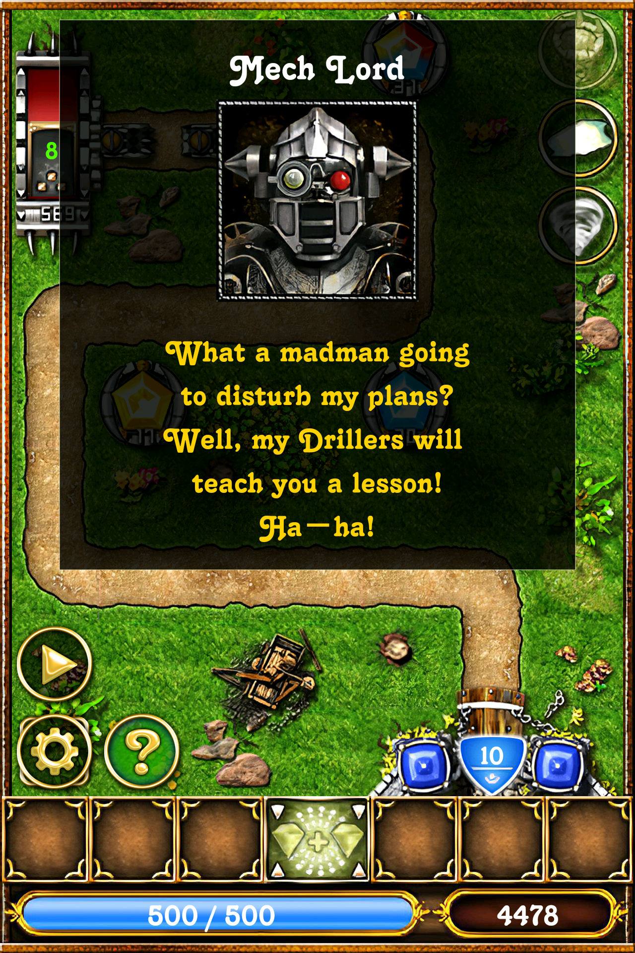 Crystallight Defense HD Game Screenshot