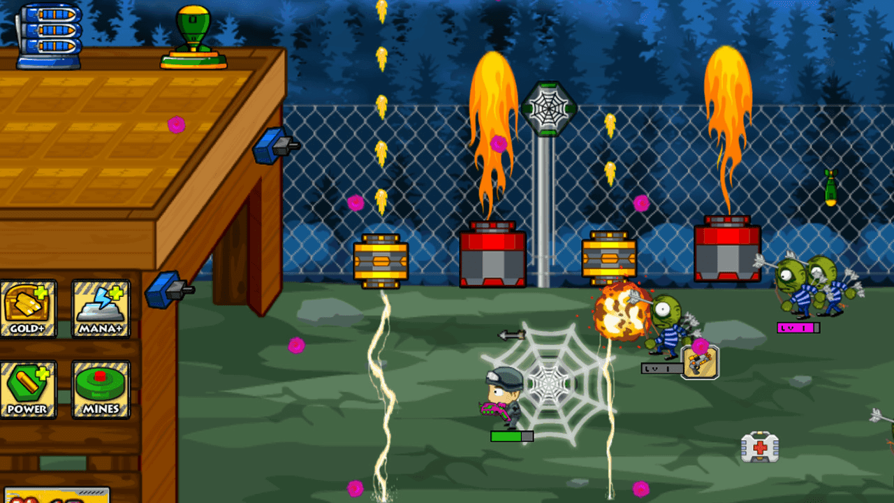 Zombie Parade Defense 3 Game Screenshot