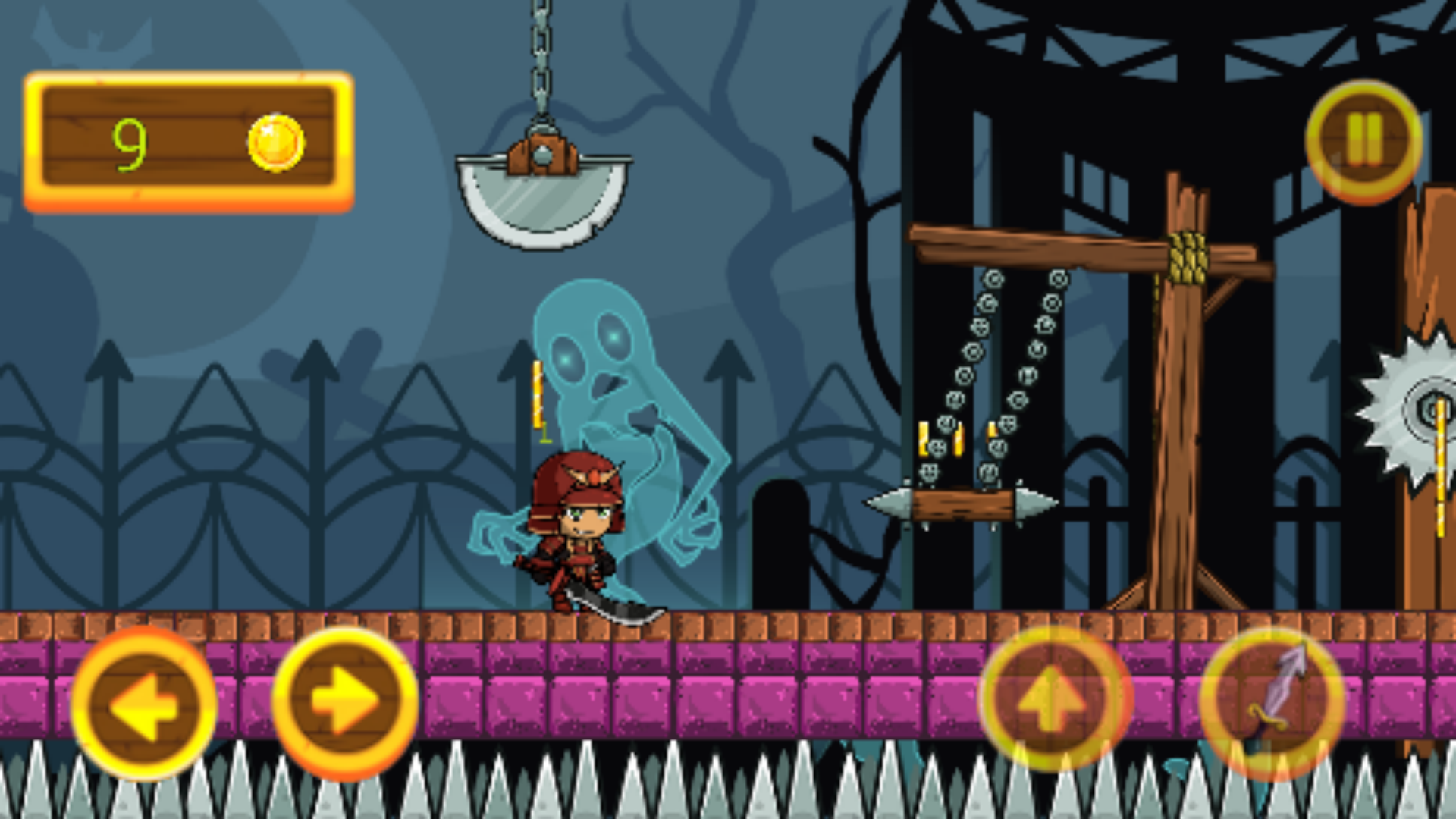 samurai adventure screenshot game