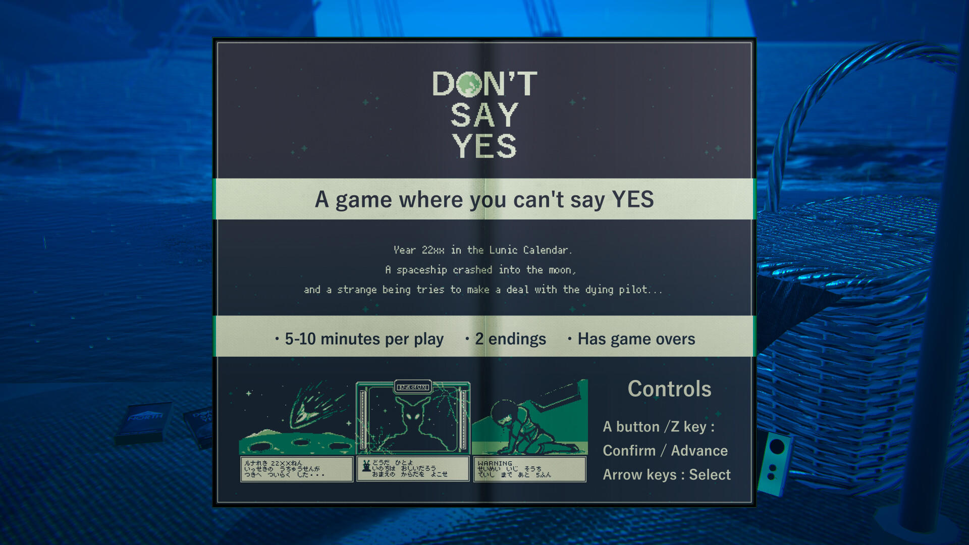 Captura de Tela do Jogo Short Short Fictions