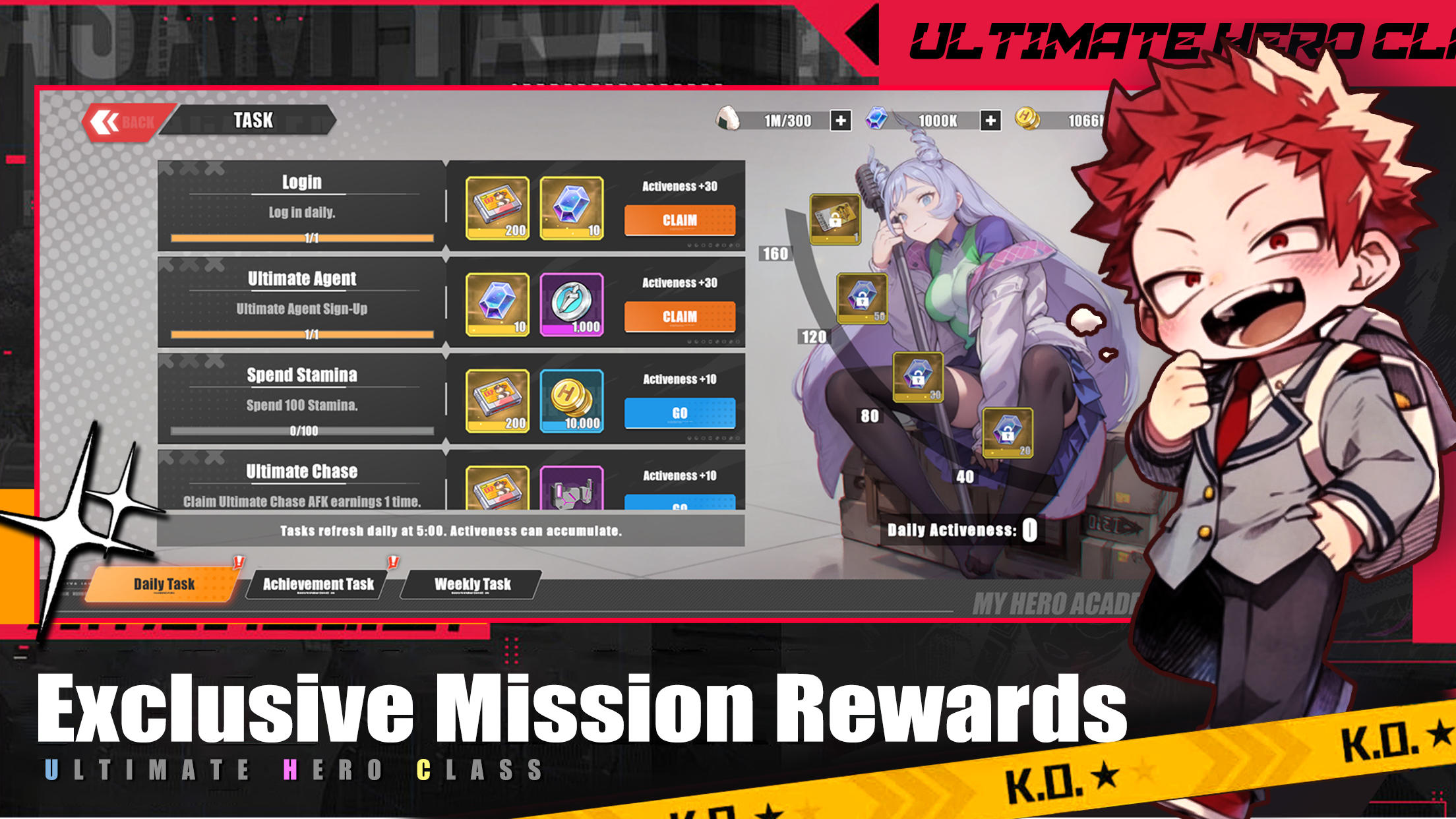 Ultimate Hero Class Game Screenshot