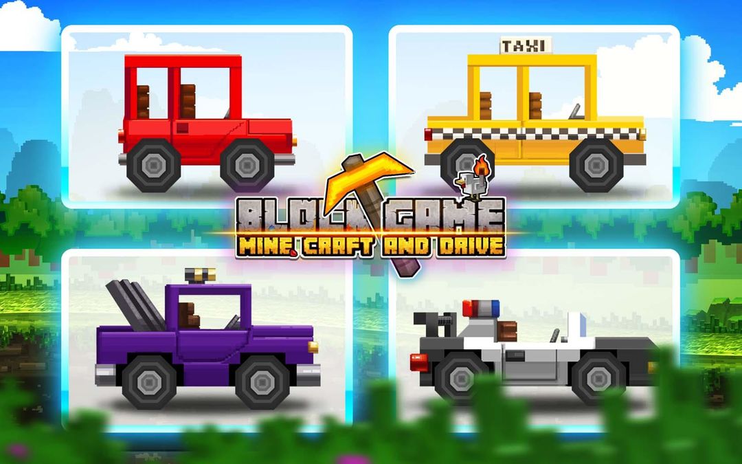 Screenshot of Block Game: Mine, Craft And Drive