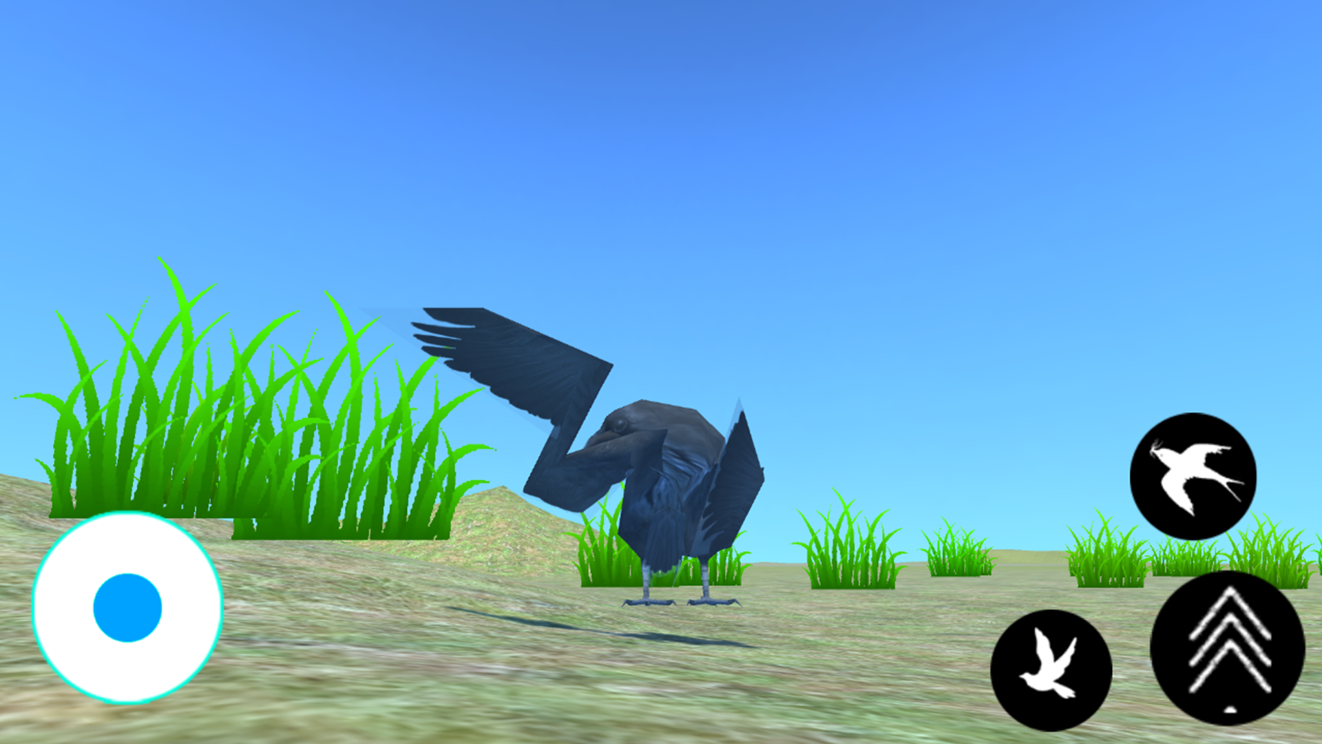 Crow Bird Flying Simulator ภาพหน้าจอเกม