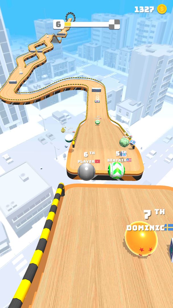 Sky Ball Racing screenshot game