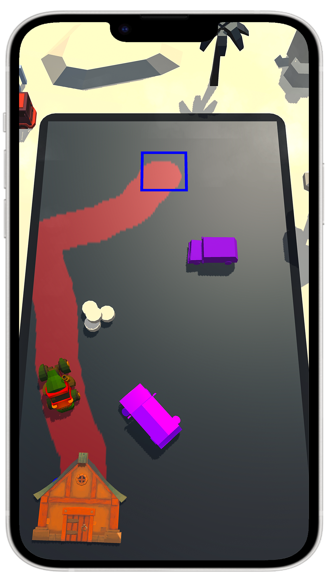 ドロー・トゥ・ホーム 3D カー アドベンチャー ゲームのスクリーンショット