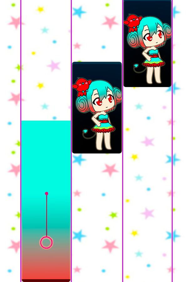 Screenshot of Gacha Piano Tiles 2019