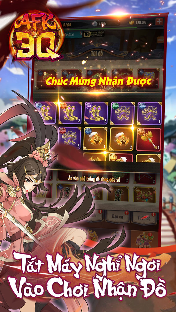 AFK 3Q - Đế Vương Thiên Hạ screenshot game